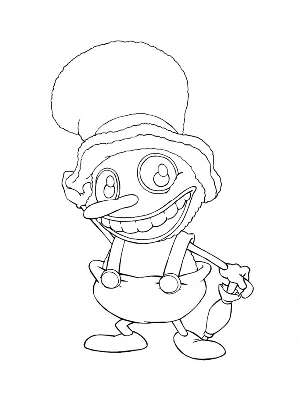 coloriage droles de petites betes le poux lou